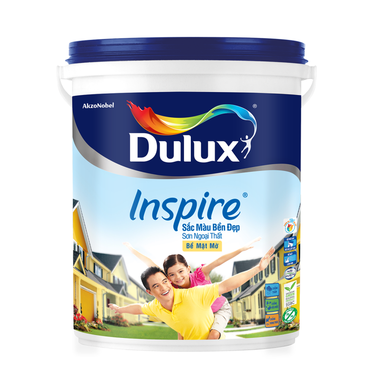 Sơn Phủ Dulux Inspire Ngoại Thất  - Bề Mặt Mờ