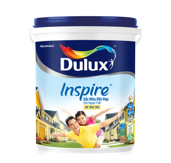 Sơn Phủ Dulux Inspire Ngoại Thất  - Bề Mặt Mờ