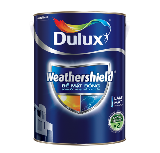 Sơn Phủ Ngoại Thất Dulux Weathershield - Bề Mặt Bóng