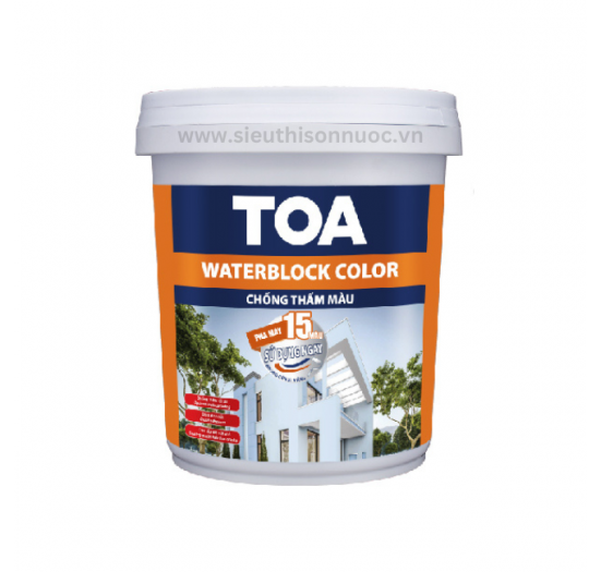 TOA Waterblock Color – Chống thấm màu