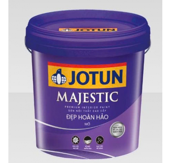Sơn Nội Thất JOTUN MAJESTIC ĐẸP HOÀN HẢO MỜ 