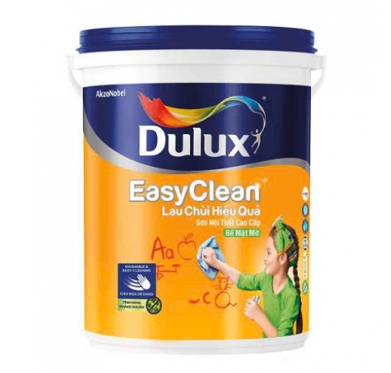 Sơn Phủ Nội Thất Dulux Easy Clean Lau Chùi Hiệu Quả  - Bề Mặt Mờ