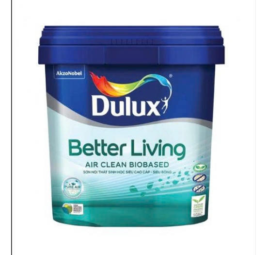 Sơn Phủ Nội Thất Sinh Học Siêu Cao Cấp Better Living Air Clean -  Siêu Bóng 